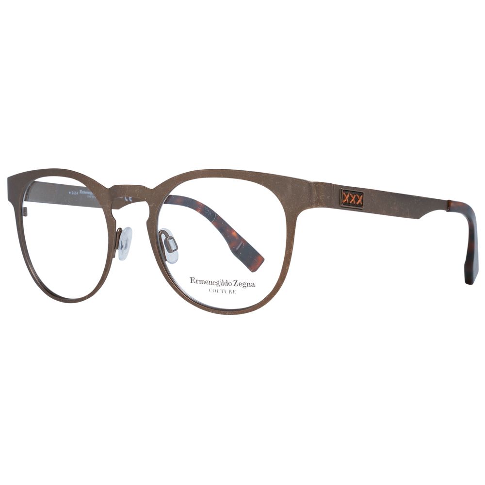 Ermenegildo Zegna Bronze Men Optical Frames